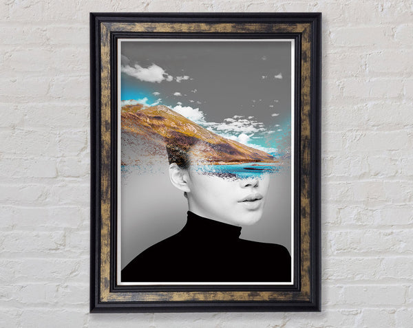 Mountain Brain Framed Print