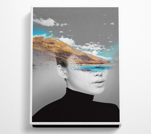  A Canvas Print of Mountain Brain Canvas Art