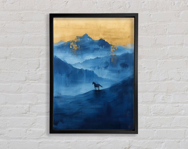 Mountain Texture Framed Print