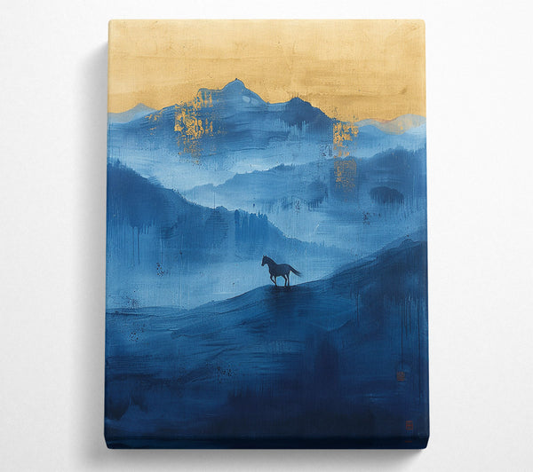  A Canvas Print of Mountain Texture Canvas Wall Art