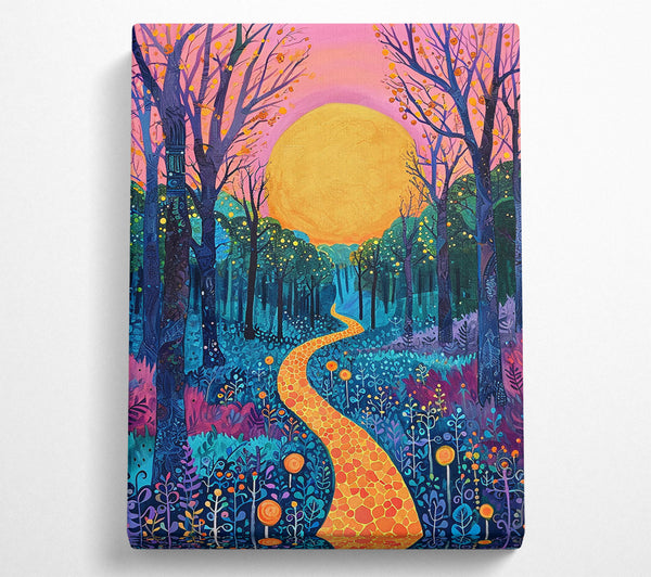  A Canvas Print of Mystical Woodland Canvas Print