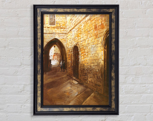 Narrow Street Framed Print