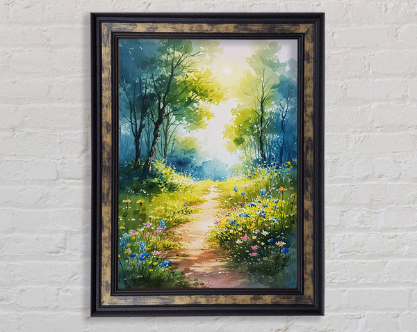 Nature Valley Woodland Framed Print