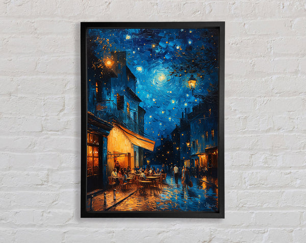 Night Cafe Framed Print