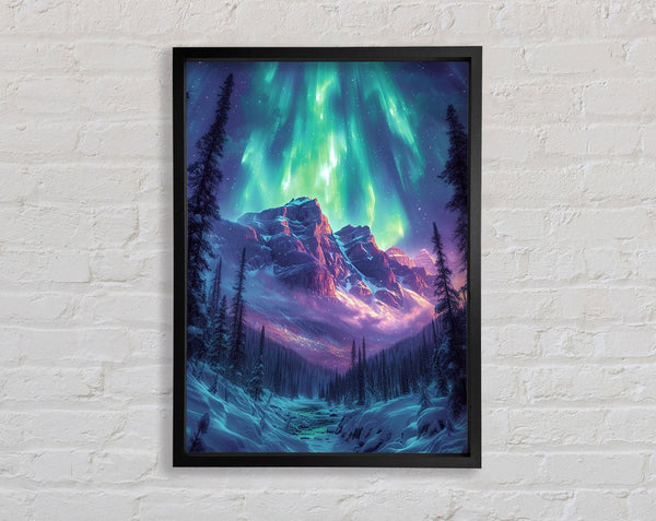 Northern Lights Serenity Framed Print