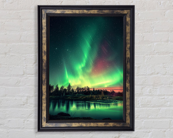 Northern Lights Framed Print