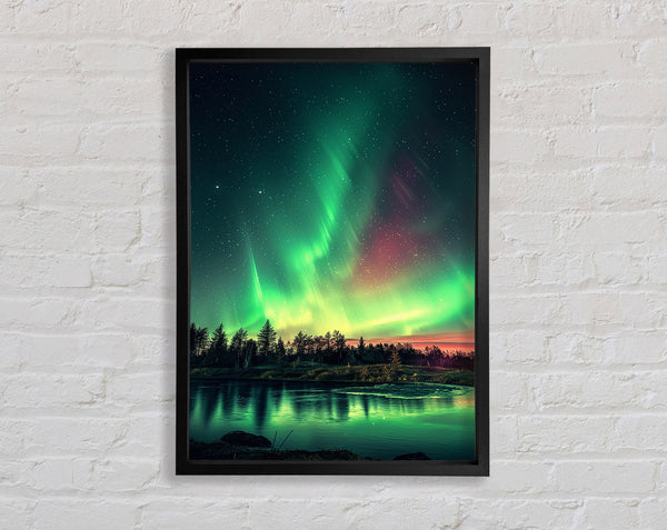 Northern Lights Framed Print