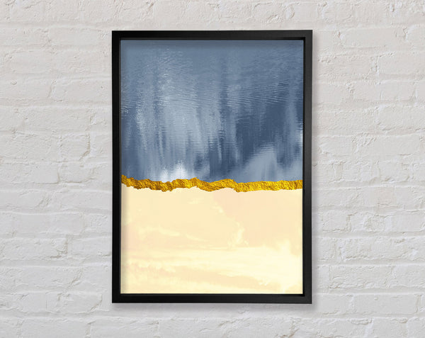 Ocean Gold Framed Print