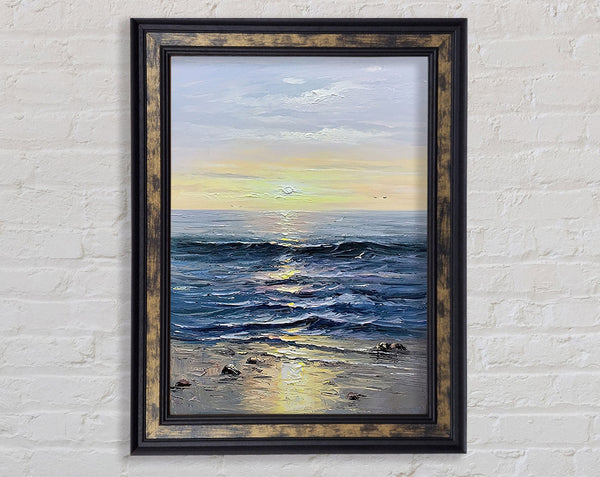 Ocean Ripple Framed Print