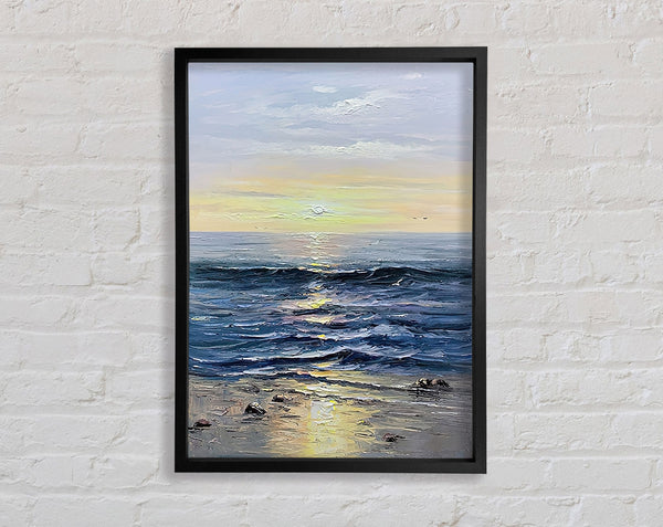 Ocean Ripple Framed Print