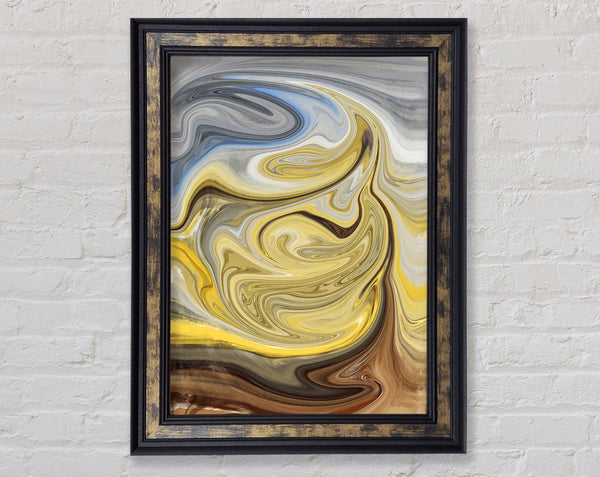 Oil Slick Framed Print