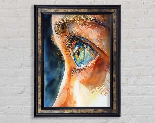 Open Eyes Framed Print