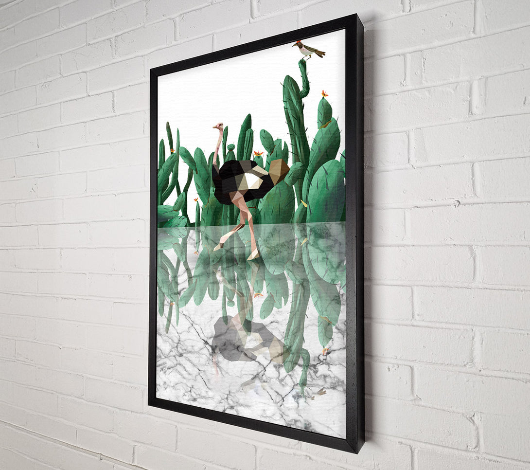  A Canvas Print of Ostridge Cactus Canvas Art