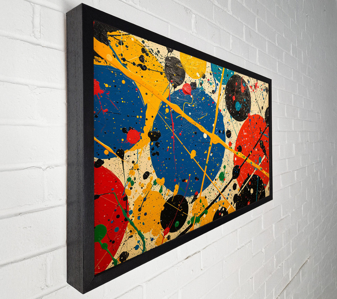 A Canvas Print of Paint Splash Canvas Wall Art