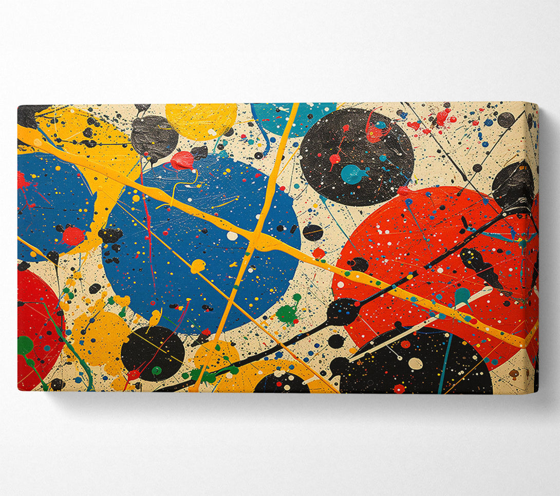  A Canvas Print of Paint Splash Canvas Wall Art
