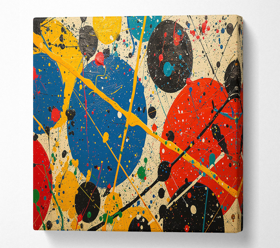  A Canvas Print of Paint Splash Canvas Wall Art