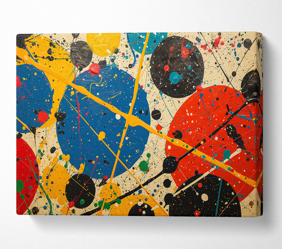  A Canvas Print of Paint Splash Canvas Wall Art
