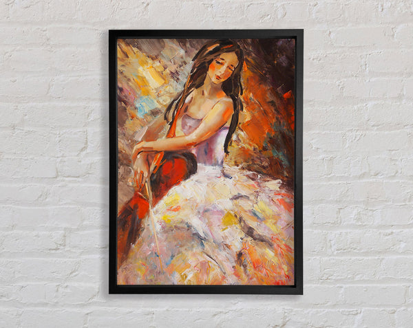 Painting Of A Woman Framed Print