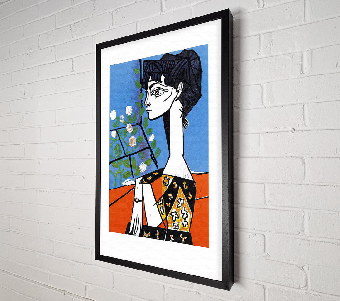  A Canvas Print of Picasso Woman With Watch Canvas Print