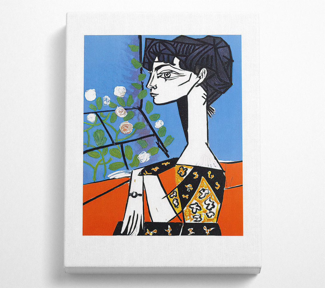  A Canvas Print of Picasso Woman With Watch Canvas Print