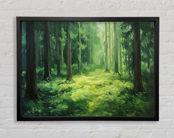 Pine Forest Framed Print