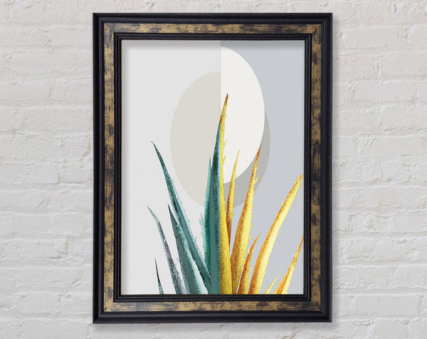 Pointy Leaves Framed Print