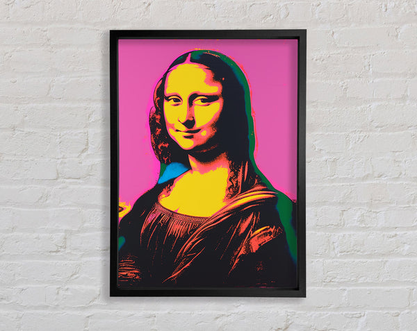 Pop Art Mona Framed Print