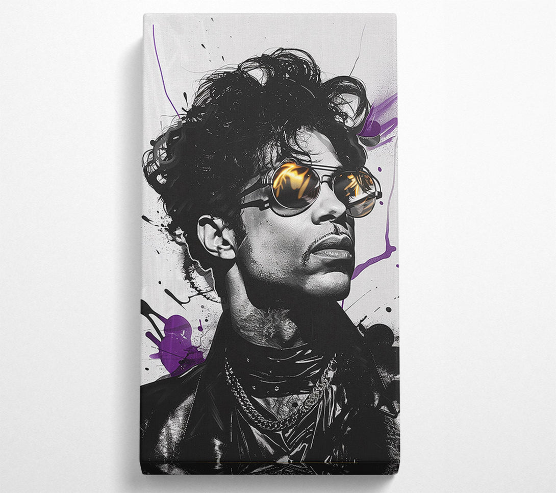  A Canvas Print of Prince Colourful Canvas Print