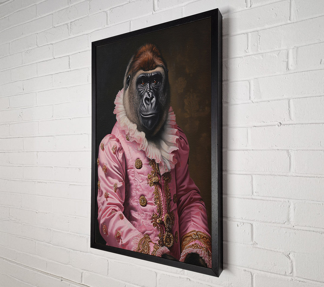  A Canvas Print of Prince Gorilla Canvas Print