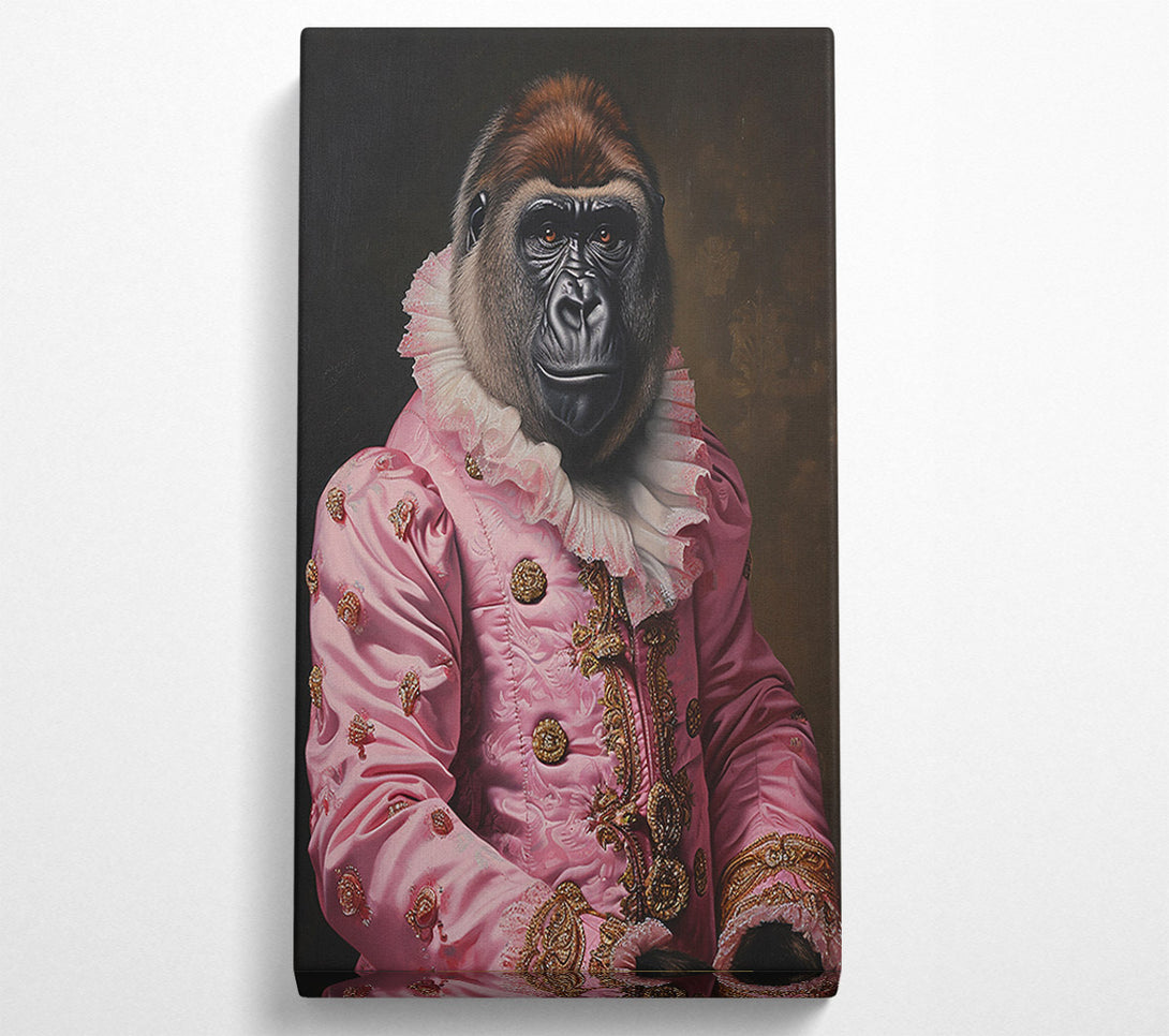  A Canvas Print of Prince Gorilla Canvas Print