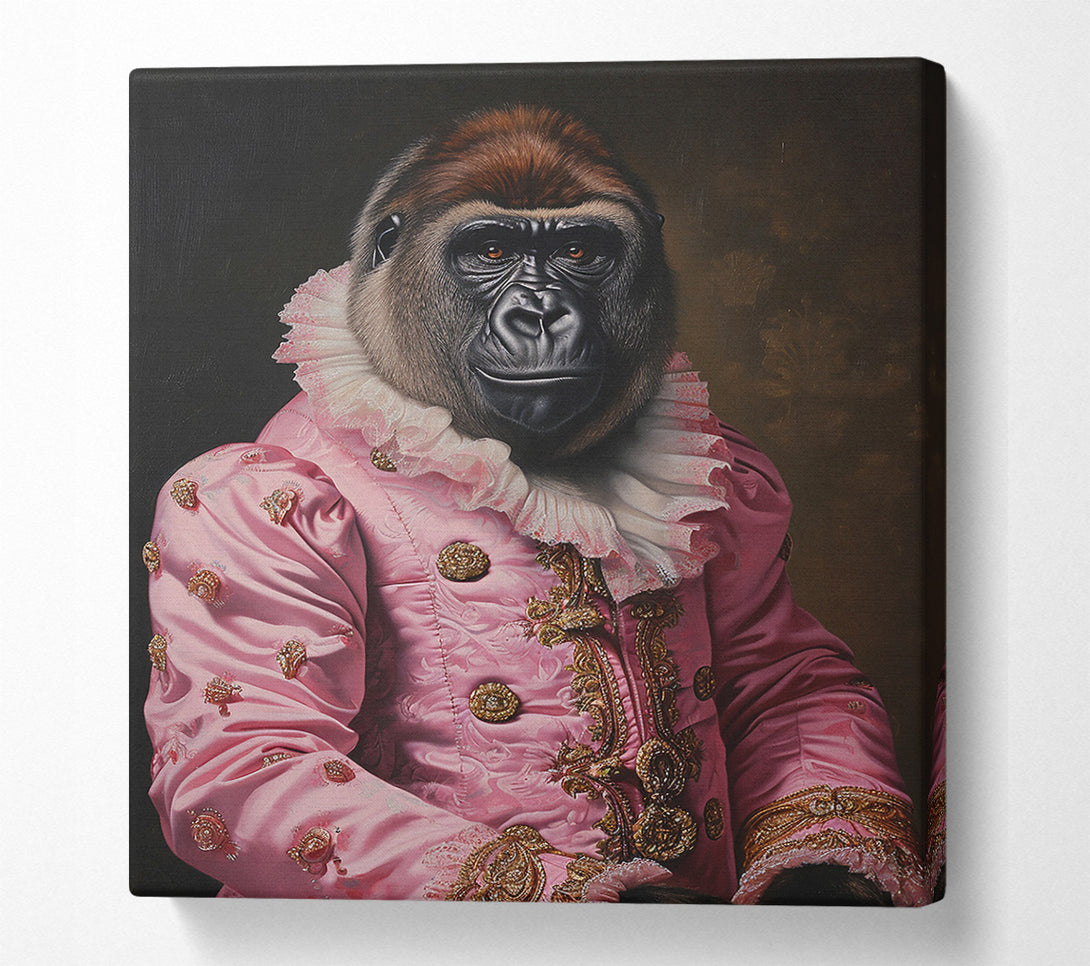  A Canvas Print of Prince Gorilla Canvas Print