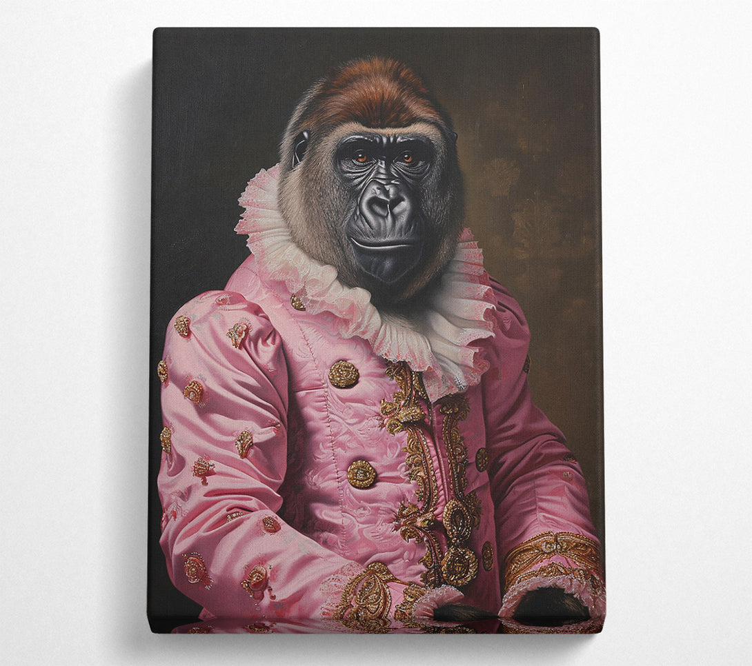  A Canvas Print of Prince Gorilla Canvas Print