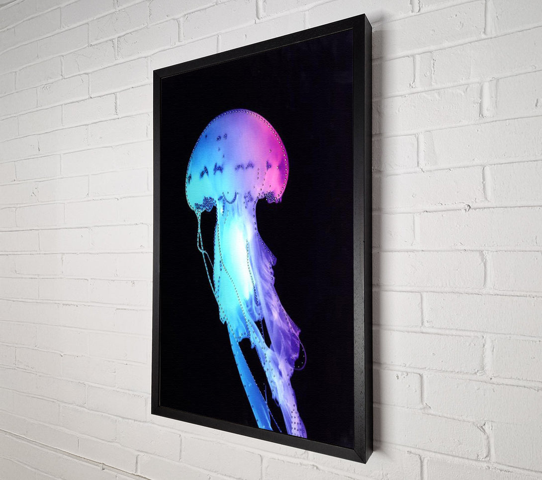  A Canvas Print of Rainbow Jellyfish Canvas Wall Art