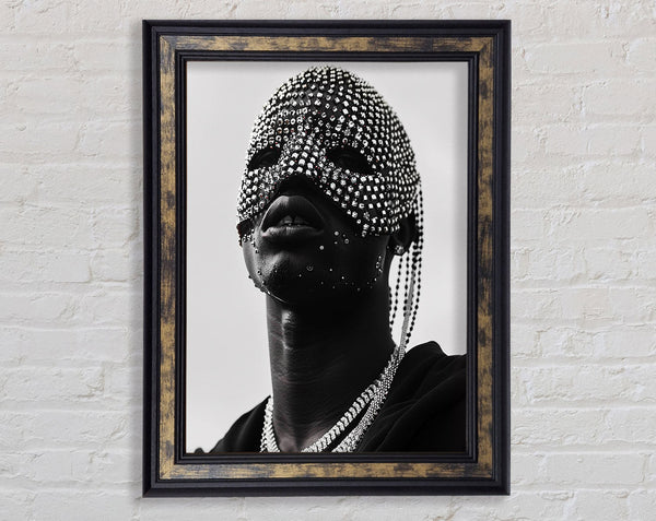 Rapper Of Diamonds Framed Print