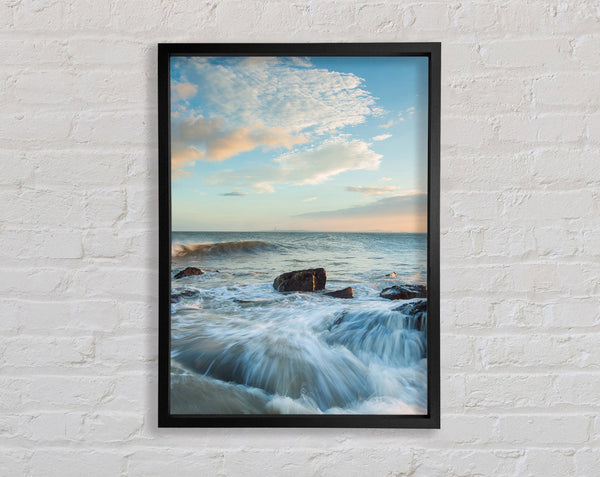 Rolling Waves Framed Print