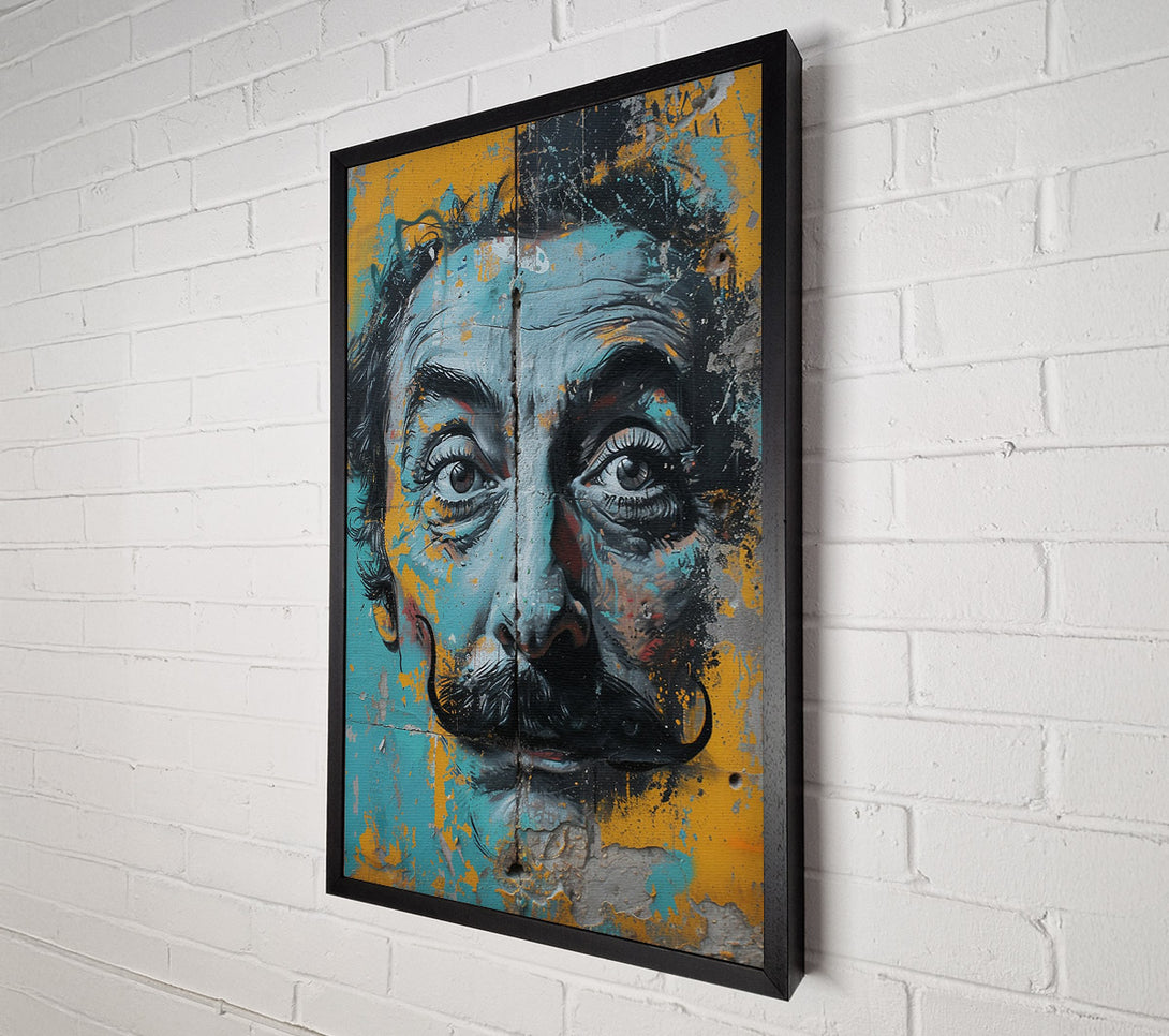  A Canvas Print of Salvidor Dali Graffiti Canvas Art
