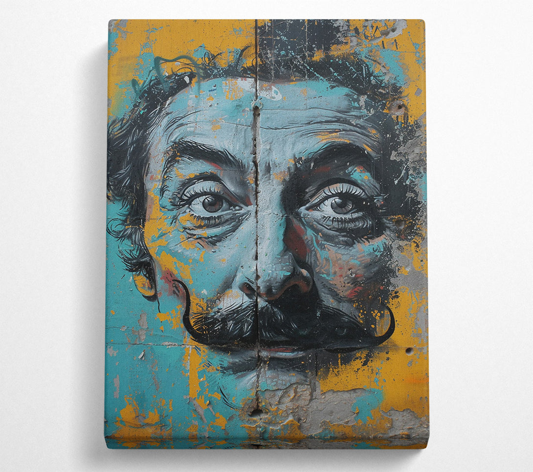  A Canvas Print of Salvidor Dali Graffiti Canvas Art