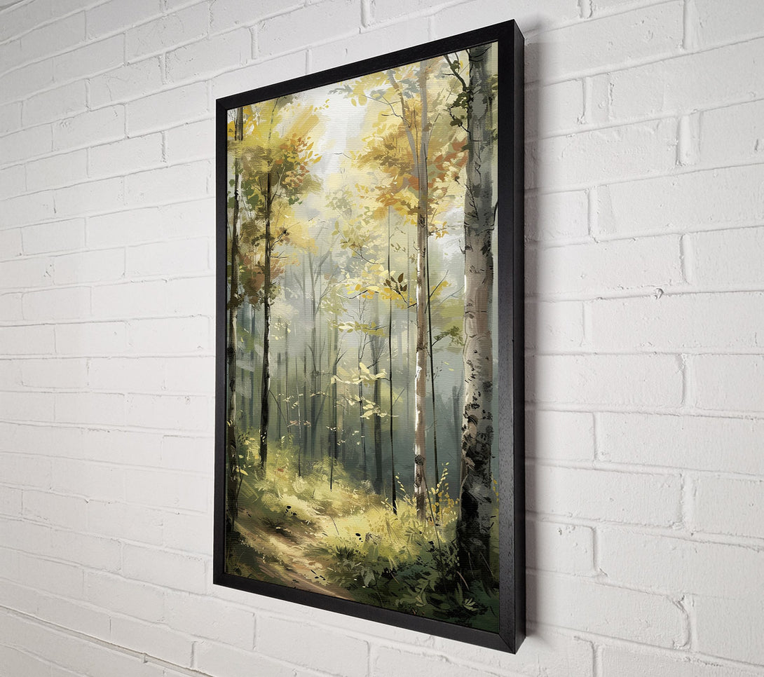  A Canvas Print of Serenity Woodland Canvas Art