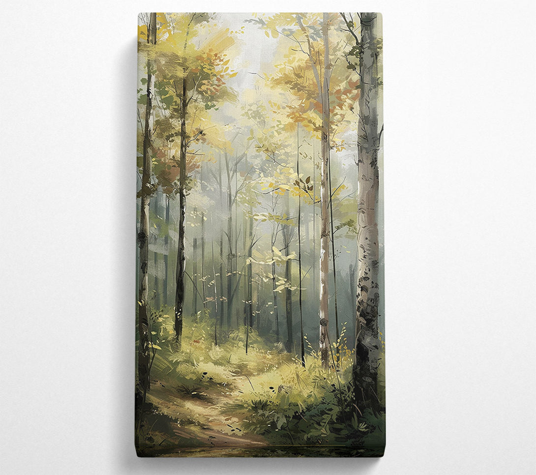  A Canvas Print of Serenity Woodland Canvas Art