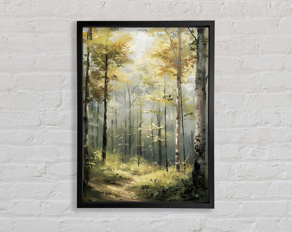 Serenity Woodland Framed Print