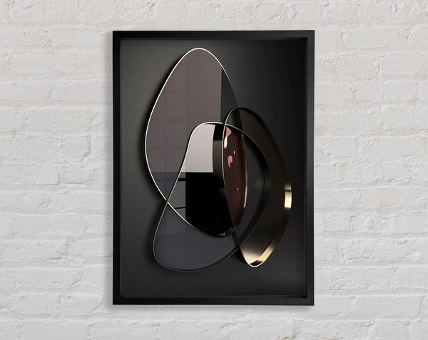 Shape Reflections Framed Print
