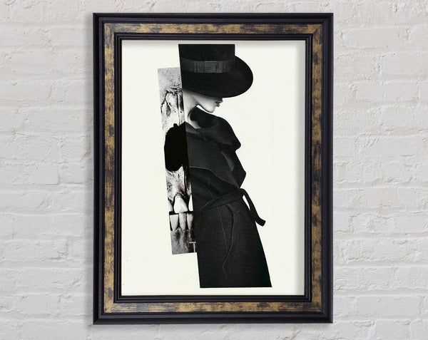 Skull Woman Framed Print