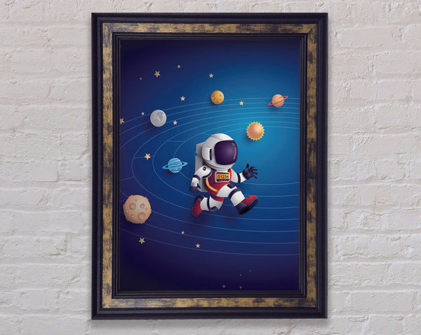 Spaceman Framed Print