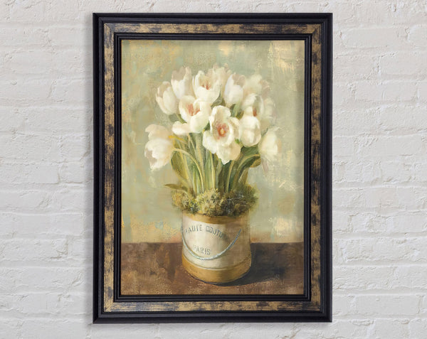 Special Flowers In A Vase Framed Print
