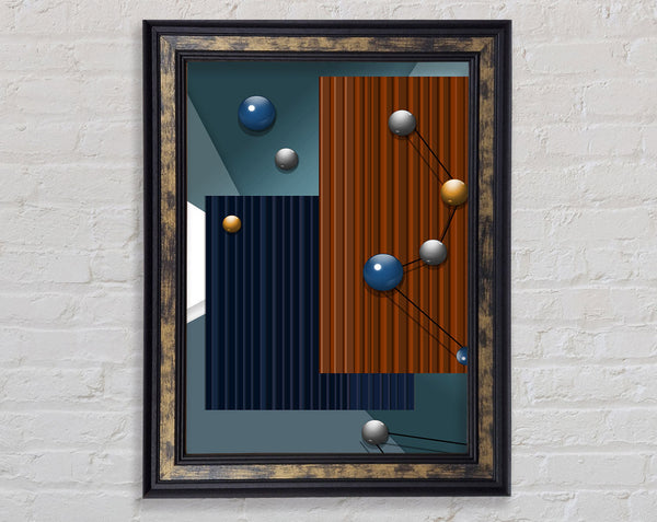Sphere Connection Framed Print