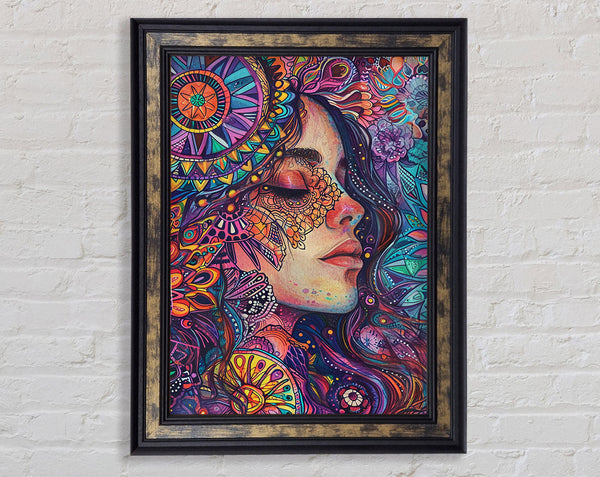 Spiritual Woman Framed Print