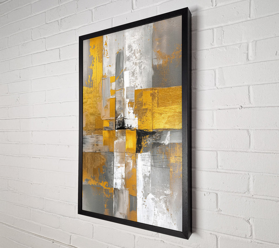  A Canvas Print of Square Brushstroke Canvas Wall Art