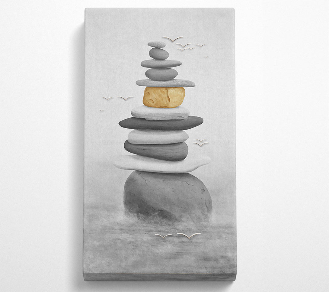  A Canvas Print of Stack Of Rocks Canvas Art