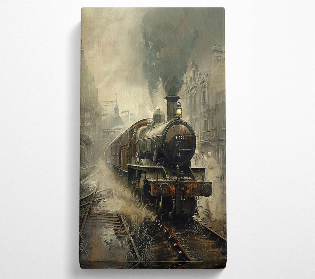  A Canvas Print of Steam Train Old Times Canvas Print