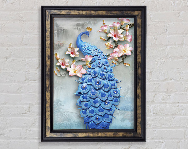 Stunning Peacock (1) Framed Print